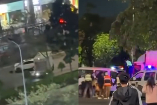 廣東中山一貨車連撞多車 警方通報引質疑