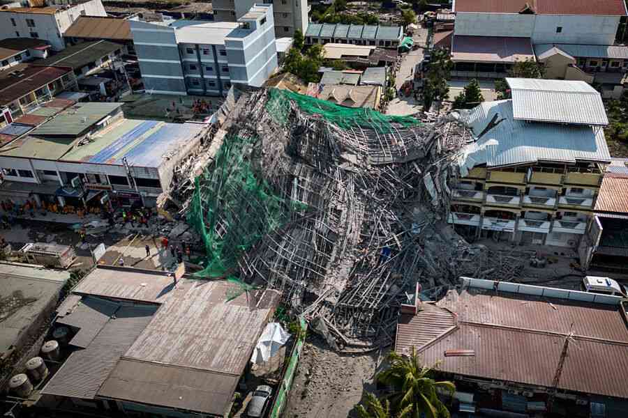 菲律賓在建大樓倒塌增至3死  17人仍失蹤