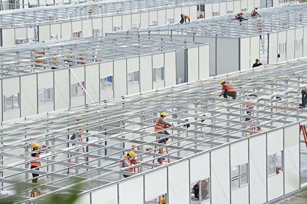 中國多地耗巨資建方艙醫院 儋州卻斥資拆方艙