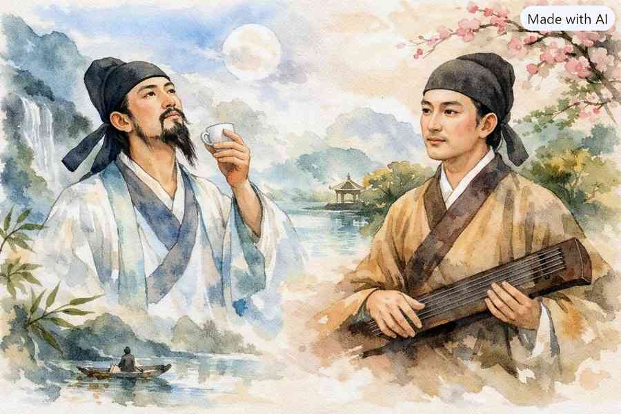 神秘的三角關係？——李白、王維與玉真公主