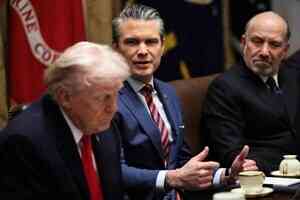 海格塞斯：美軍會執行特朗普對伊朗的任何行動