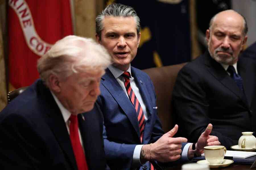 海格塞斯：美軍會執行特朗普對伊朗的任何行動