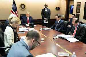 耗資5000萬美元 白宮戰情室翻新完成