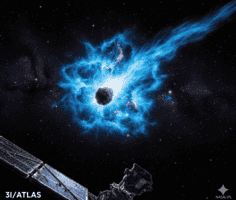 星際彗星3I/ATLAS繞日爆奇異藍光 亮度驚人