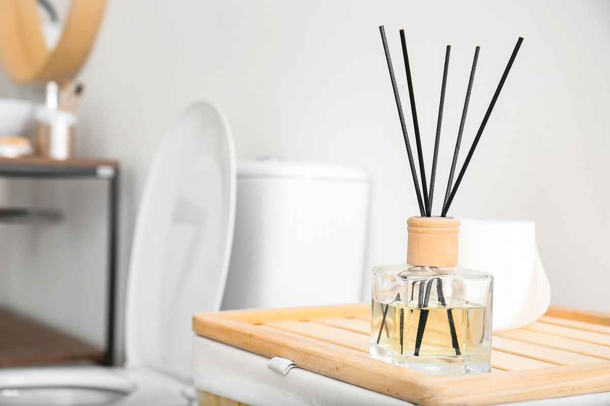  擴香竹可以給浴室增加香氣。（Shutterstock）