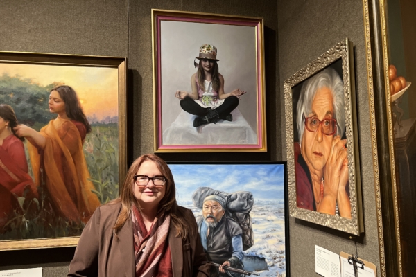 入圍畫家談創作使命 願播撒寫實藝術的陽光