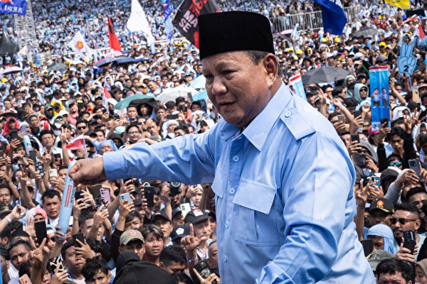 印尼大選非官方點票 普拉博沃得票率近六成