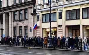 俄羅斯大選 多個投票處現抗議活動