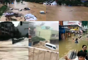 廣西學校被水淹 湖南貴州46縣市發生洪澇