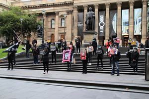 墨爾本抗議《港版國安法》 籲澳保護港生