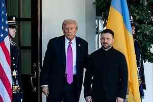 澤連斯基：將與特朗普討論和平方案中敏感問題