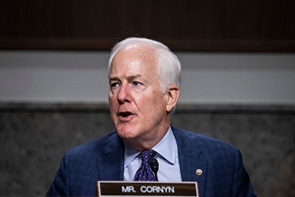 參議員約翰·科寧(John Cornyn)在2020年12月16日在華盛頓特區舉行的參議院司法安全小組委員會關於國會山的聽證會上發表講話。 (Tasos Katopodis/Getty Images)