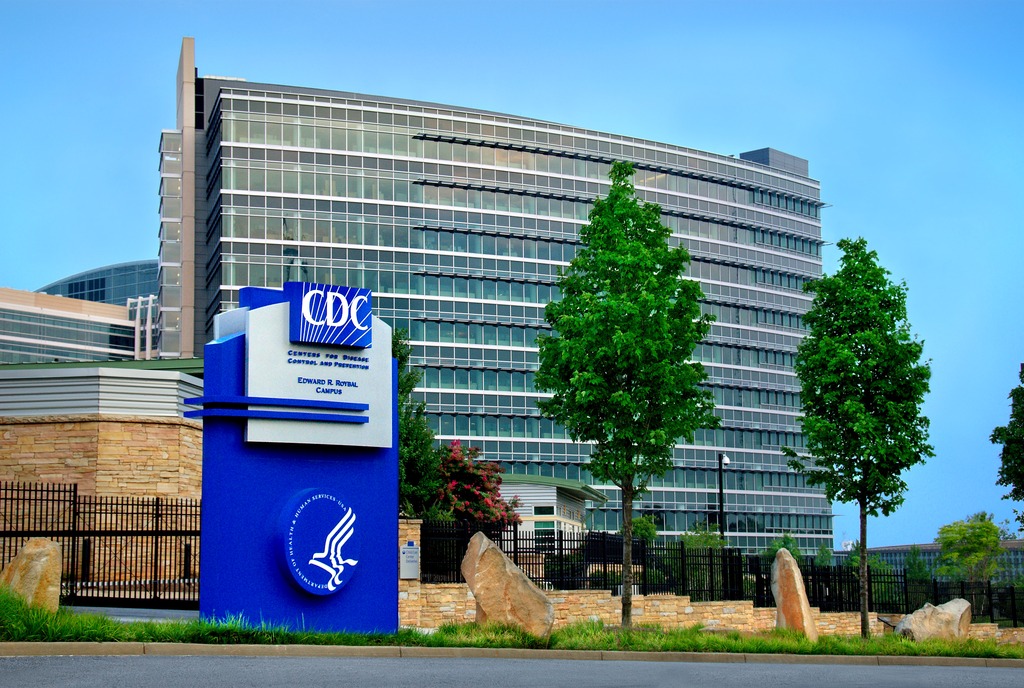美國疾病控制與預防中心（Centers for Disease Control and Prevention，縮寫為CDC）位於亞特蘭大的總部。（公有領域）