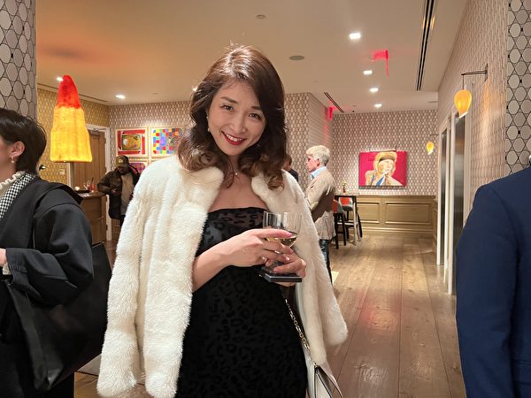 韓裔女演員Gina Moo於11月28日觀看了《長春》。（施萍／大紀元）