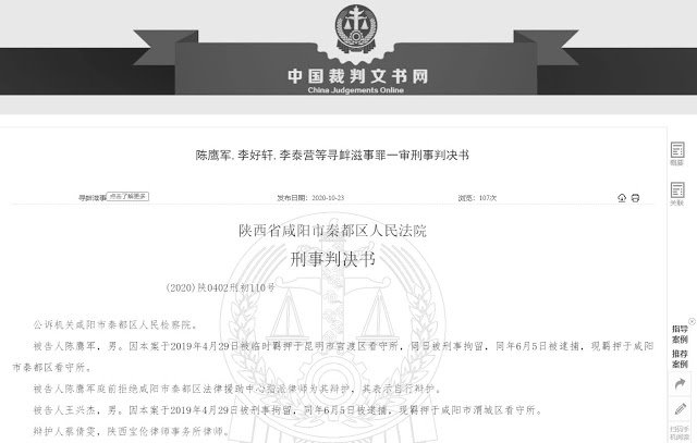 陝西13網民被指「傳播境外信息」被判刑