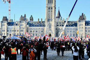 疫情措施抗議不斷  加拿大首都進入緊急狀態
