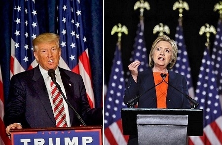 萬眾矚目總統候選人首場辯論會將於美國當地時間周一晚（26日）舉行，在希拉莉與特朗普勢均力敵的民調結果下，雙方陣營都緊鑼密鼓地展開備戰工作。（Mark Makela/Getty Images）