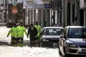 強風暴襲西班牙葡萄牙 多地洪水泛濫（多圖）