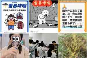 大陸六省出現「雷暴哮喘」 醫院爆滿
