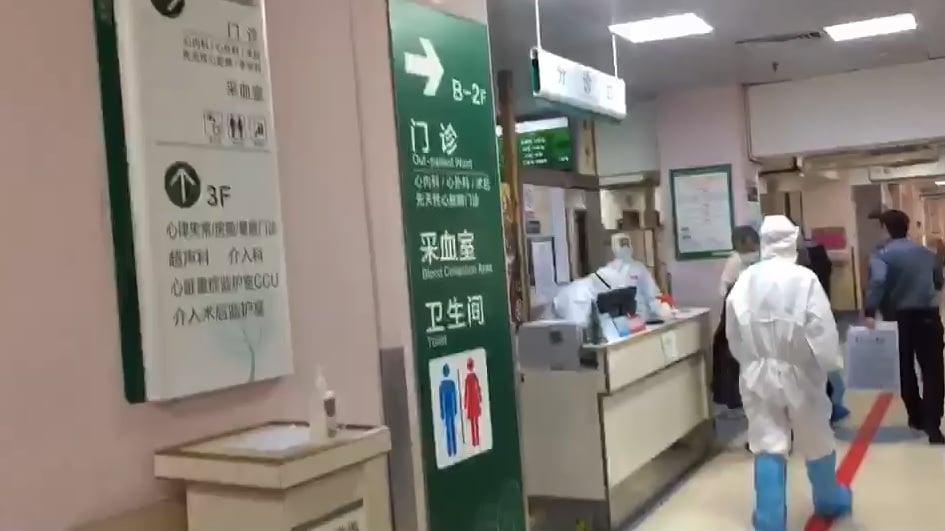 影片：無症狀確診中共肺炎病人在亞心醫院遊蕩