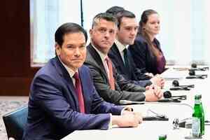 慕尼黑安全會議期間 魯比奧和王毅會面