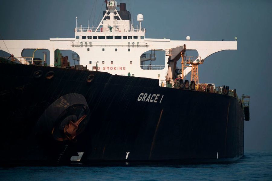 美法院下令扣押伊朗油輪「格蕾斯一號」