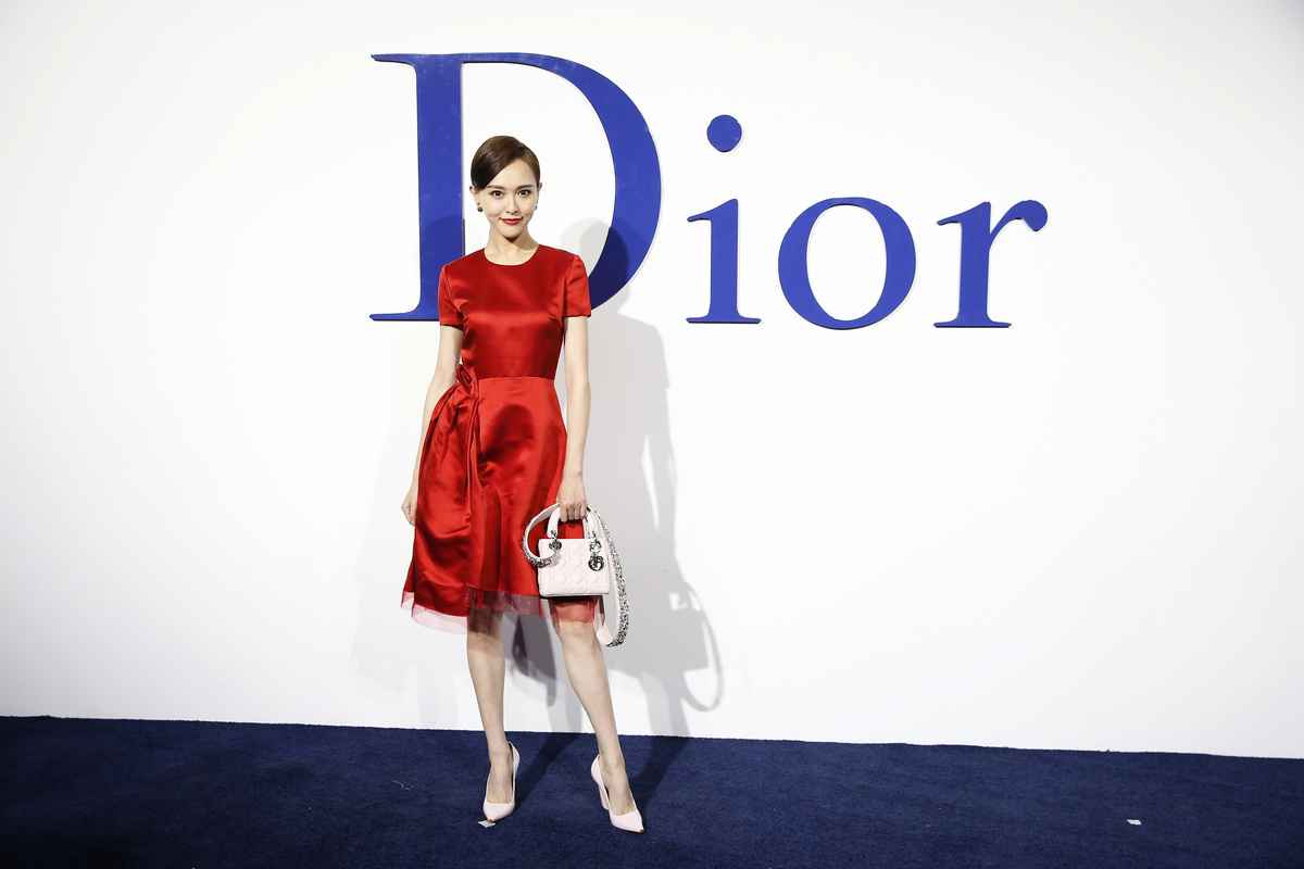 大陸女星唐嫣資料圖片。（Lintao Zhang/Getty Images for Dior）