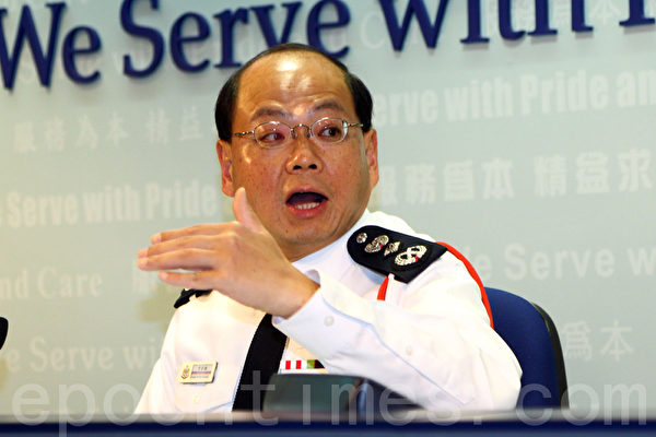 外號禿鷹的前香港警務處處長曾偉雄落選。（潘在殊／大紀元）