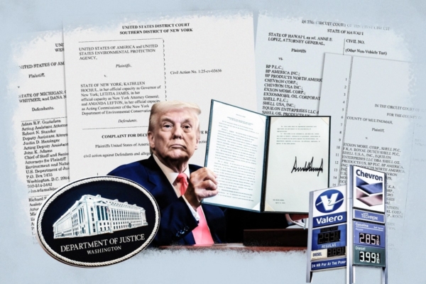 特朗普政府如何應對各州針對石油巨頭的訴訟