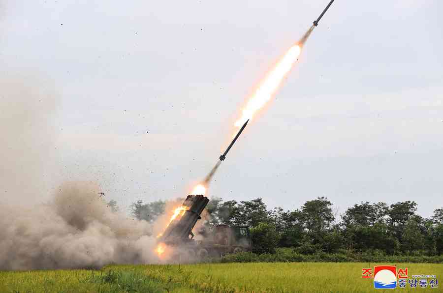 烏軍無人機襲擊 摧毀北韓援俄多管火箭發射車