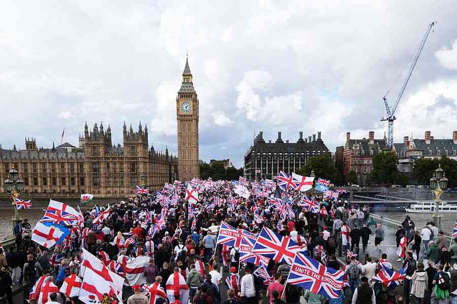 英國倫敦舉行「團結王國」大遊行