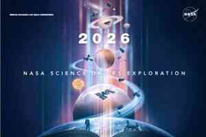 NASA推出2026年月曆 展現罕見宇宙景觀