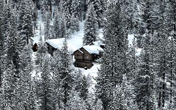 2023年3月21日，美國加州南太浩湖（South Lake Tahoe），房屋遭積雪覆蓋。（Justin Sullivan/Getty Images）