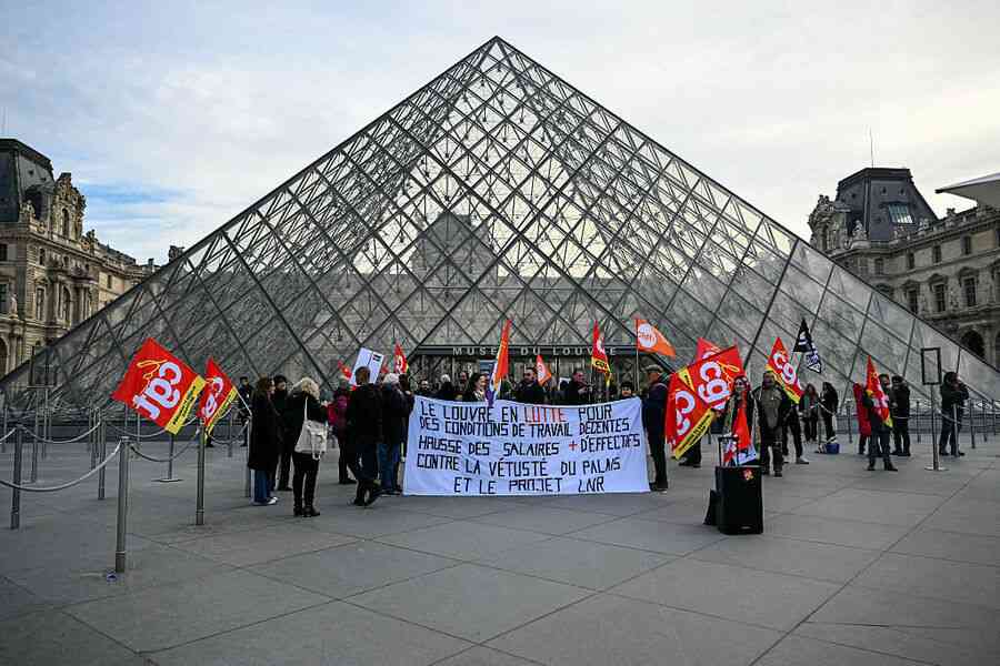 員工輪流罷工 羅浮宮被迫關閉