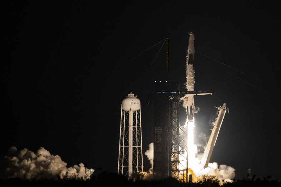 【圖輯】SpaceX火箭升空 Crew-6太空人前往太空站