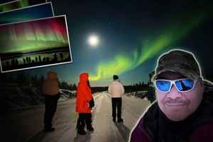 【圖輯】極光獵人在西北地區拍攝的龍形極光