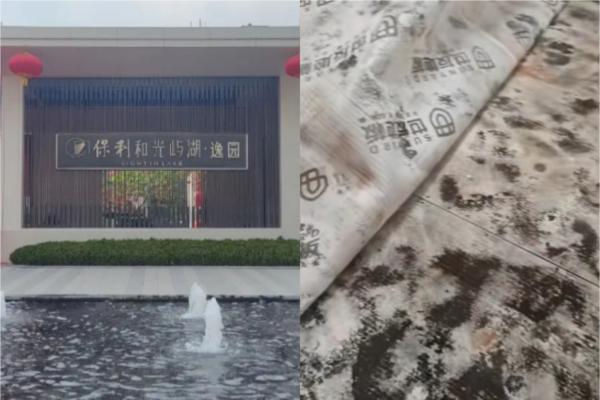 河南保利百萬精裝房變黴菌房 業主集體投訴