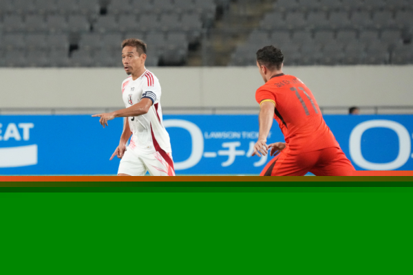 東亞盃：中國男足0:2日本 27年未勝日本隊