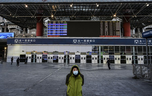 中國鐵路客流量下降83% 節後退票逾1億張