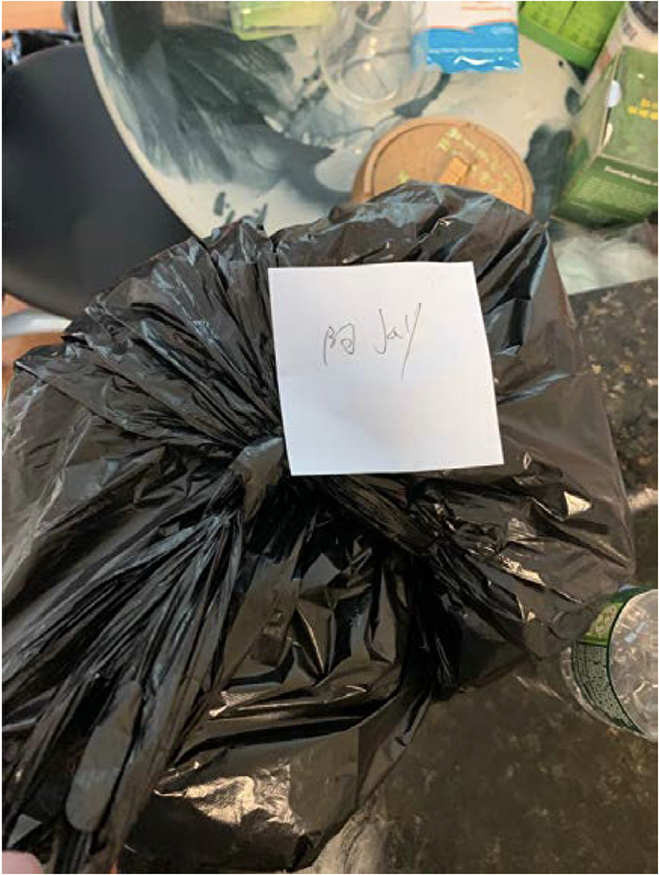 一個袋子上用便利貼標註了「阿Jay」。（取自南區聯邦檢察官起訴書）