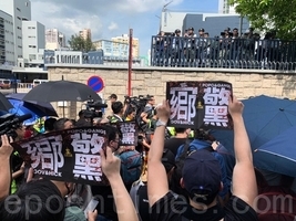 【7.27反送中組圖1】港人元朗上街抗議警黑勾結