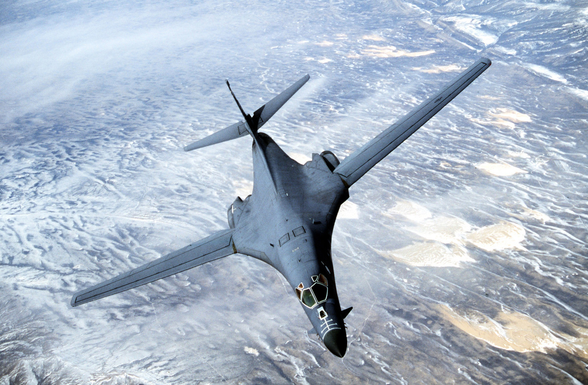 圖為美國空軍B-1B超音速轟炸機。（Courtesy USAF/Getty Images）