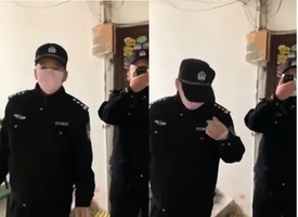 【現場影片】武漢死者家屬建群 警察上門騷擾