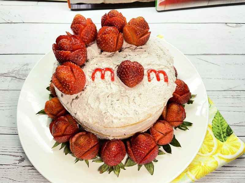 美食DIY｜母親節草莓蛋糕