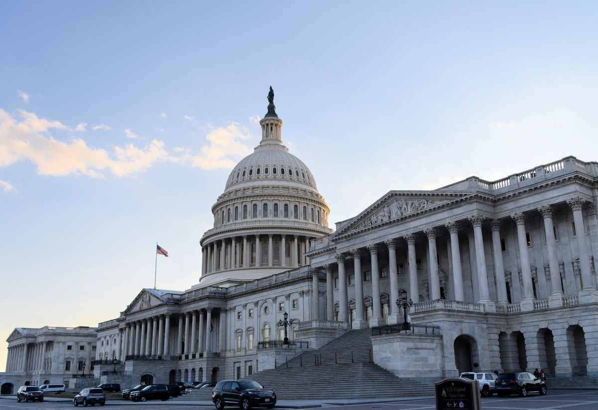 圖為華盛頓特區的美國國會大廈。（MANDEL NGAN/AFP via Getty Images）