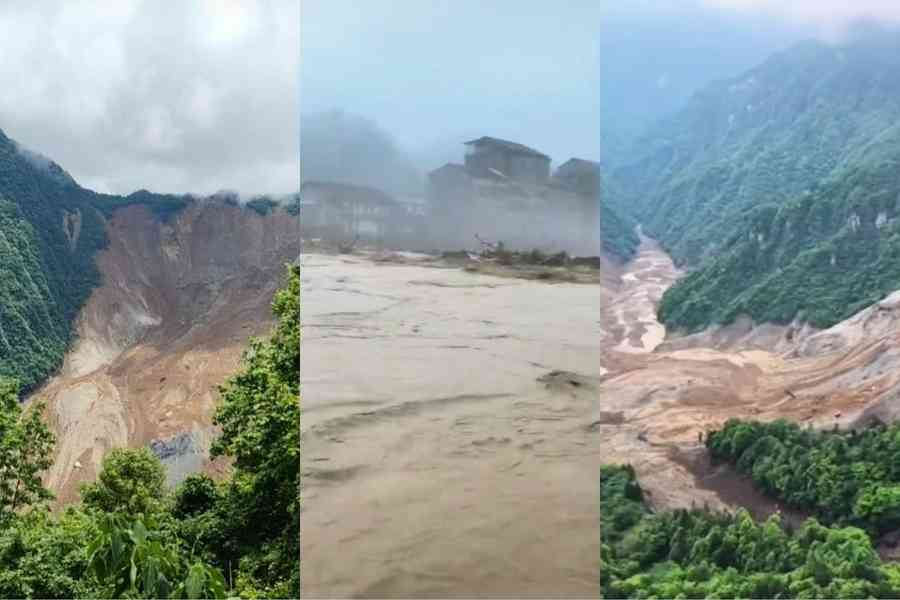 湖南石門特大洪水 三村消失 百餘人逃生