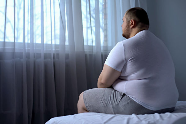 一名肥胖男子的示意圖，與本文無關。（Shutterstock）  