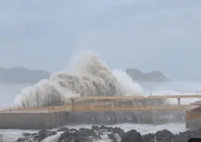 颱風巴威兩次登陸浙江 中國發暴雨紅色預警