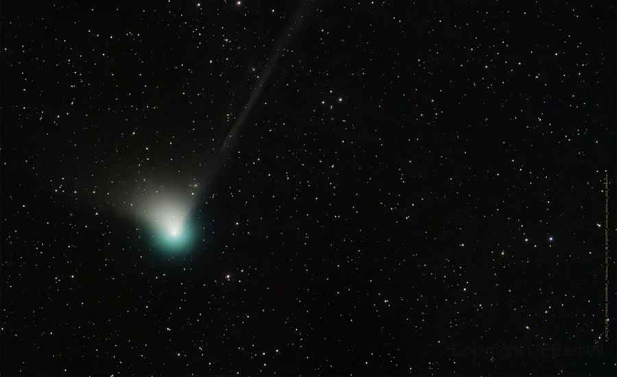 5萬年等一回 綠色彗星本周與地球相會