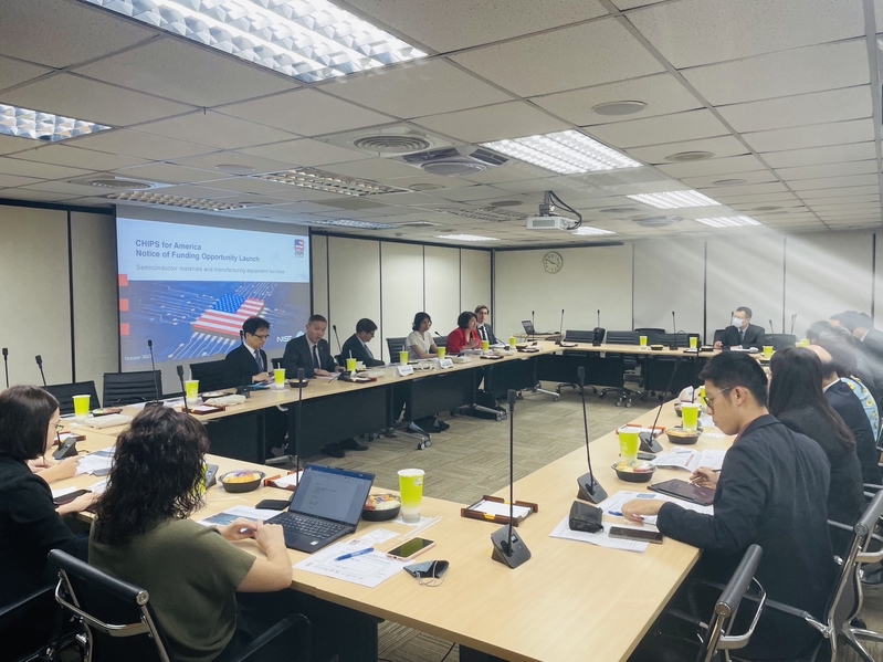 美國晶片計劃辦公室兩名資深官員訪台
